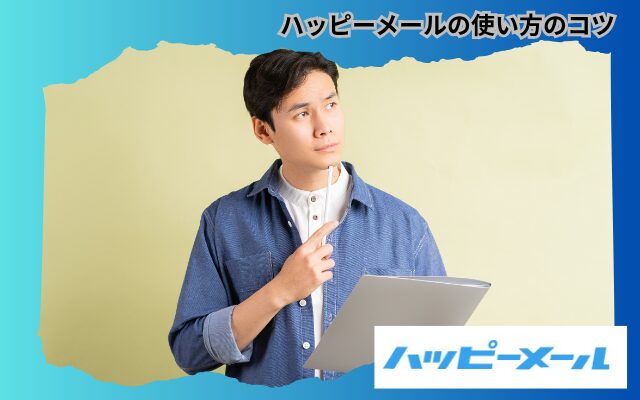 ハッピーメール　使い方　初心者